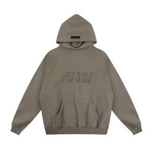 ESSENTIALS Fear Of God Taupe Hoodie Size M